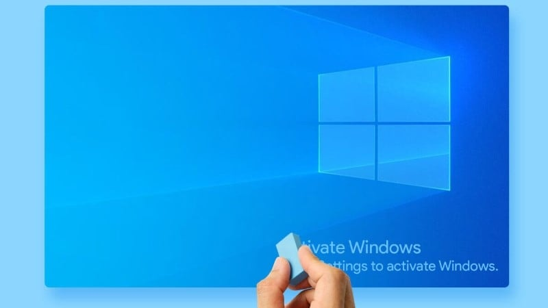 Windows’u Etkinleştirme Yazısını Kaldırma